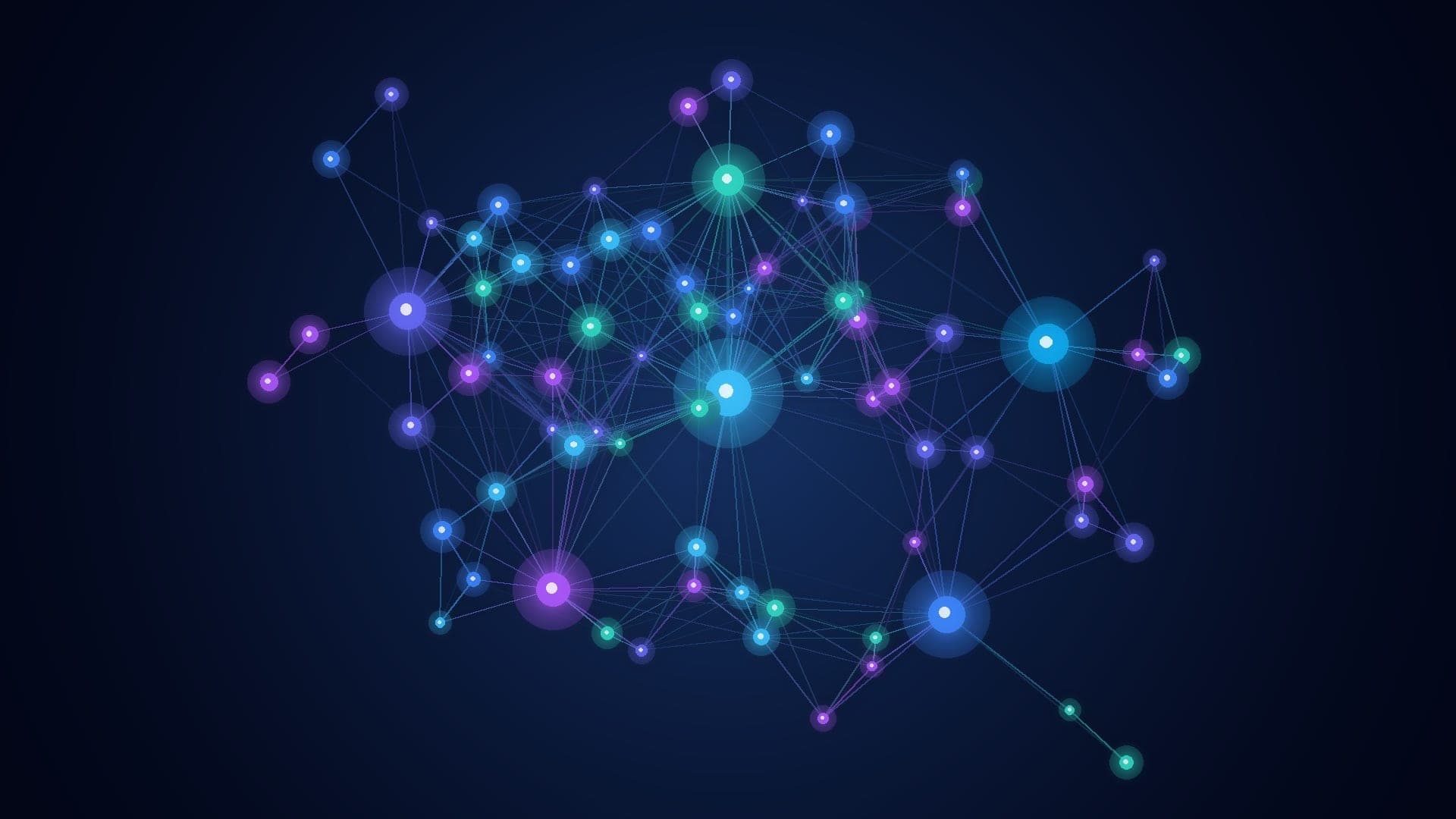 A network diagram showing interconnected nodes representing web pages, with glowing lines illustrating internal link pathways across a modern digital interface